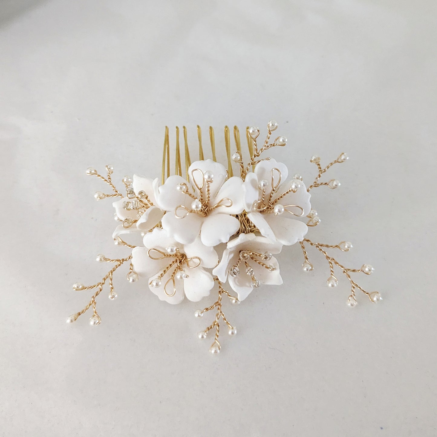 Aurora Wild Flower Bridal Hair Comb