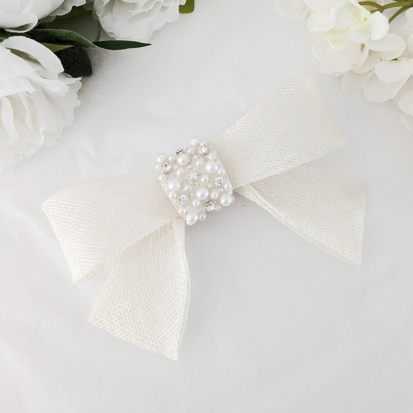 Charlotte Pearl & Crystal Hair Bow