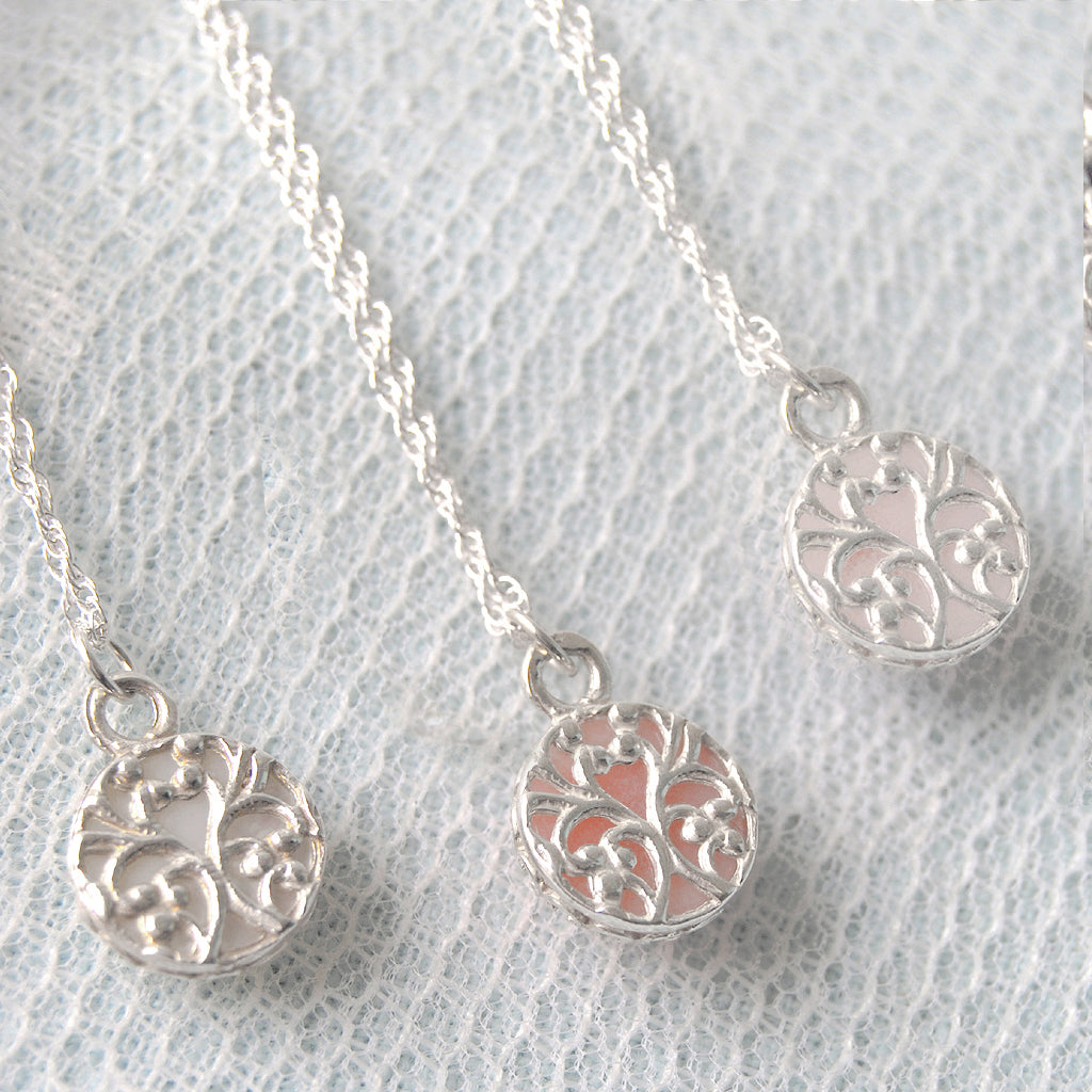 mother of pearl necklace - susie warner