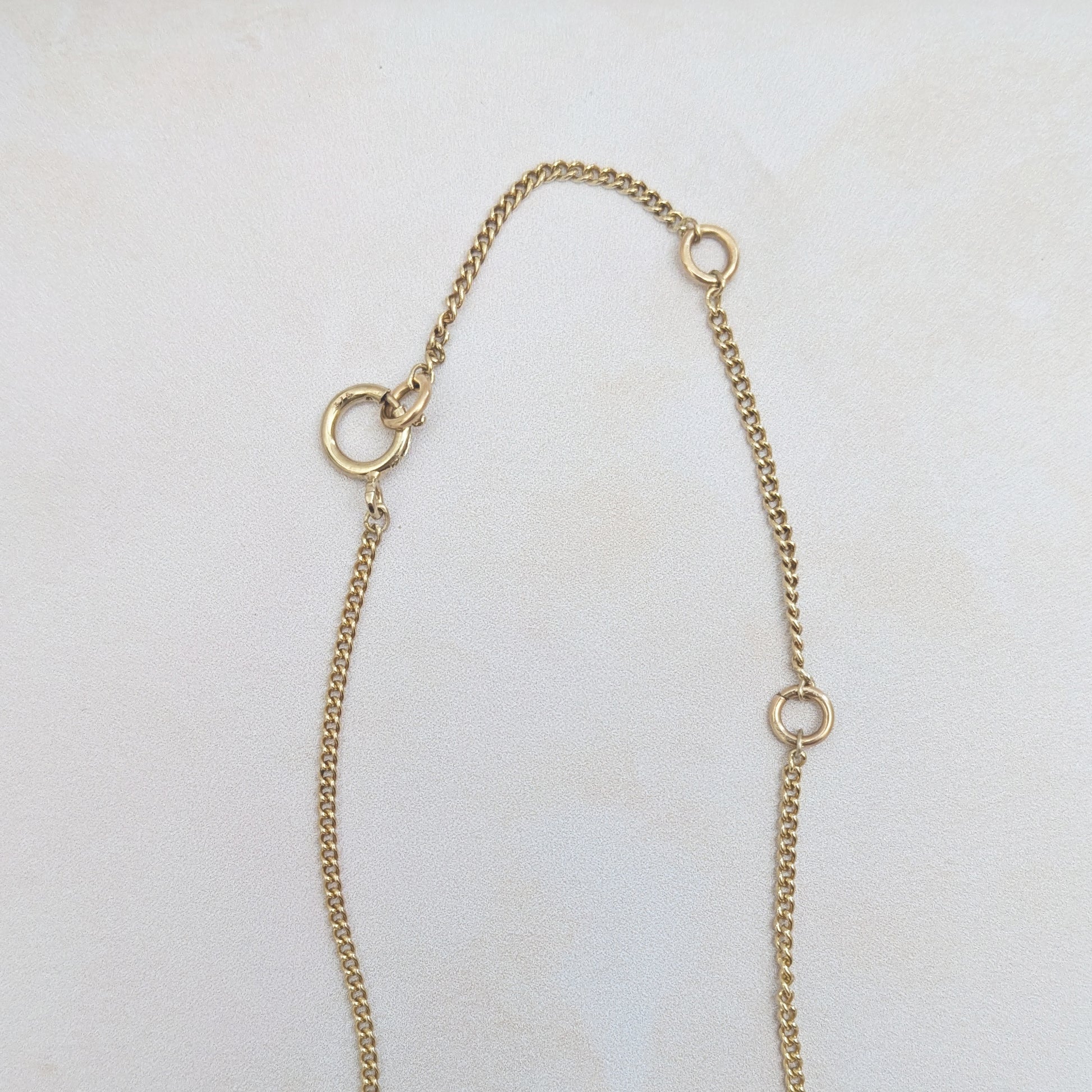 Adjustable baroque pearl cluster pendant necklace for brides designed & handmade by Susie Warner.