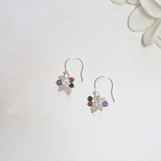 Seven Chakra Charm Earrings