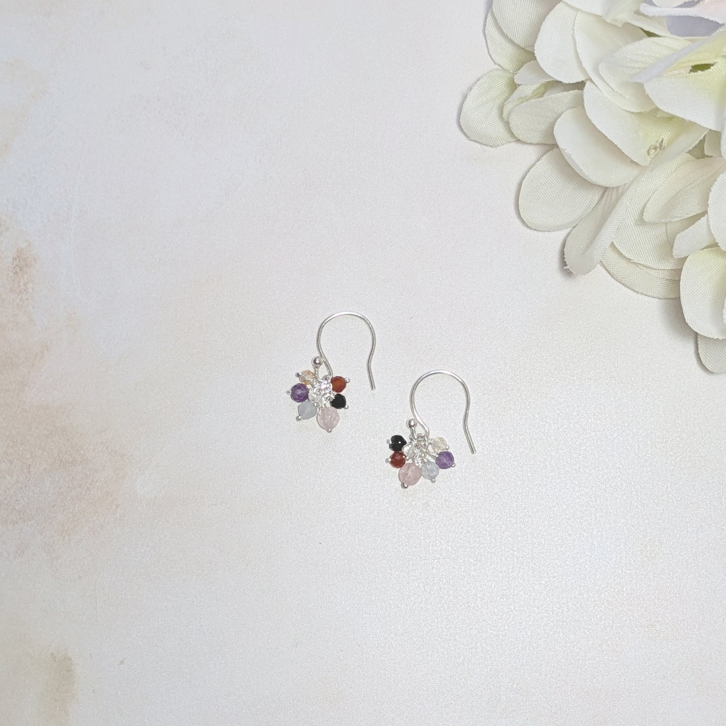 Seven Chakra Charm Earrings