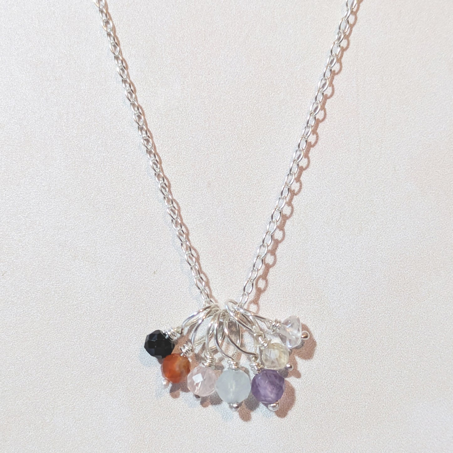 Seven Chakra Charm Necklace