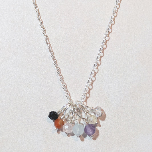 Seven Chakra Charm Necklace
