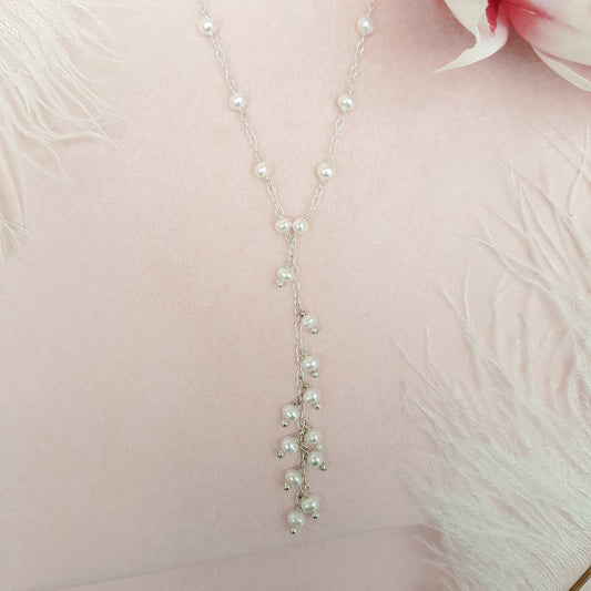 Beloved Pearl Waterfall Necklace