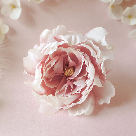 Blushing Beauty Pink Silk Rose Flower