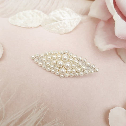 Gilda Pearl Diamond Hair Clip